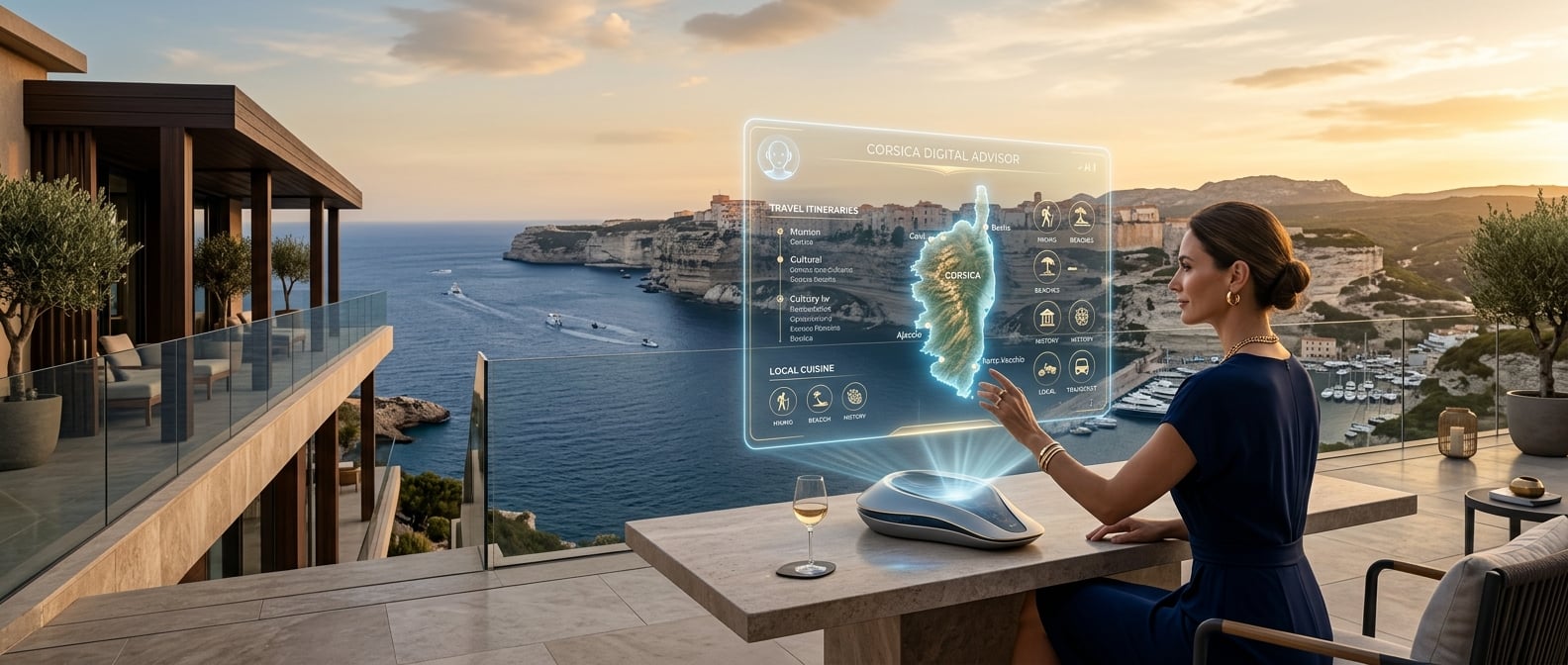 Assistant de voyage intelligent Assistu Corsu